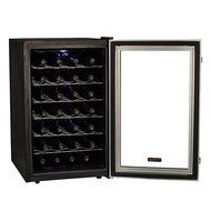 Koldfront 28 Bottle Ultra Capacity Thermoelectric Wine Cooler - Platinum N2