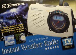 Instant Weather Radio Plus TV Sound (RP 6248)