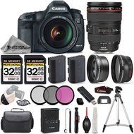 Canon EOS 5D Mark III DSLR 22.3MP + Canon 24-105mm f/4L IS USM Lens + .43x Wide Angle Lens + 2.2X Telephoto Lens... N2