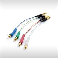 Clearaudio High-purity Copper Color-Coated Headshell Lead Wire Set with Gold Ends