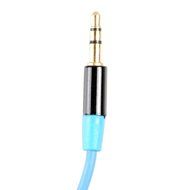 Conwork Pack of 2 - 3.5mm Stereo Auxiliary Audio Cable Male to Male For iPhone, iPad or Smartphones 90 Degree... N6