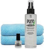 150ml Vinyl Record LP &amp; Stylus Cleaning Kit with Microfibre Cloth by Pure Organics N4
