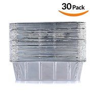 DOBI Loaf Pans - Disposable Aluminum Foil 2Lb Bread Pans, Standard Size - 8.5 X 4.5 X 2.5 Inches, Pack of 30.... N7