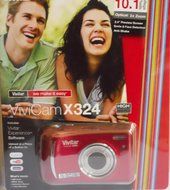 Vivitar Vivicam X324 10.1 Megapixel Digital Camera &ndash; Red