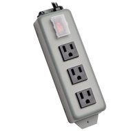 Tripp Lite 3 Outlet Waber Industrial Power Strip, 6ft Cord with 5-15P Plug (3SP) N5