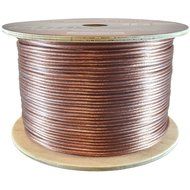 GLS Audio Premium 16 Gauge 500 Feet Speaker Wire - True 16AWG Speaker Cable 500ft Clear Jacket - High Quality... N2