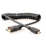 UCEC 11.81"/30cm Coiled Micro HDMI to Mini HDMI Cable for Atomos for Ninja Star N8