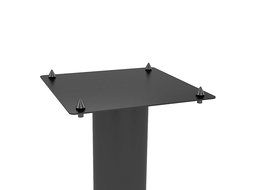 Atlantic Speaker Stands for Bookshelf Speakers up to 20 lbs - Pair (Black) N5