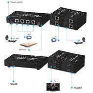 Portta 4PET0104 HDMI Splitter 4 Port 1x4 v1.4 with 340MHz and 4k x 2k support Full 3D Uncompressed Compressed... N12
