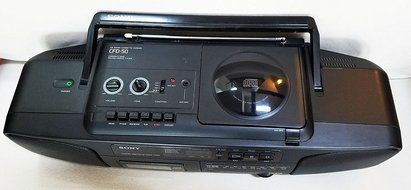 Sony CFD-50 CD FM/AM Radio Cassette Player Compact Disc 2 Band Tuner Boombox N4