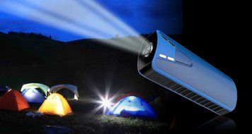 HomeBot Portable Bluetooh Speaker Waterproof with Led Flashlight,Lanyard,4400mAh Power Bank,USB,Micro SD,3.5 AUX... N4