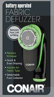 Conair Battery Operated Fabric Defuzzer - Shaver, White N8