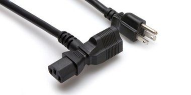 Hosa PWD-401 Piggyback IEC C13 to NEMA 5-15P Power Cord, 1 foot