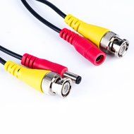 Prosshop Pre-made All-in-One Siamese BNC Audio Video and Power Cord Wires 100 Feet Monitor Supply Cables Surveillance... N4