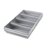 Chicago Metallic 44945 Bread Pan Set 12-31/32" x 21-7/8" x 2-3/4" 4-on 26 gauge