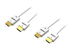 C&amp;E CNE77413 15-Feet Ultra Slim Series High Performance HDMI Cable with RedMere Technology, White N3