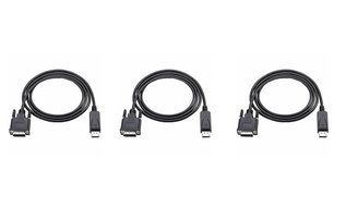C&amp;E CNE96374 Premium Black DisplayPort Male to DVI Cable Male - 6 feet / 2 meters N5