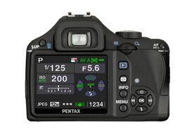 Pentax K-x Digital SLR with 2.7-inch LCD and 18-55mm f/3.5-5.6 AL Lens (Black) (Discontinued by Manufacturer) N9