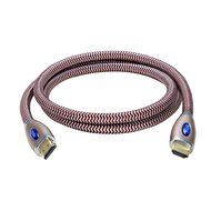 BUSUQ High-Speed Standard HDMI Cable Supports Ethernet, 3D and Audio Return (75 Feet/23 Meter), Black- Red Nylon... N8