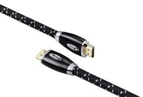 BUSUQ High-Speed Standard HDMI Cable Supports Ethernet, 3D and Audio Return (75 Feet/23 Meter), Black- Red Nylon... N9