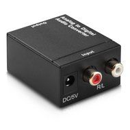 Cingk RCA L/R Analog to Digital Optical SPDIF/Coaxial Audio Converter Adapter N5