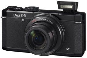 Pentax MX-1 12 MP Black Digital Camera with 4x Optical Image Stabilized Zoom and 3-Inch LCD Screen N4