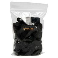 Cmple - RJ-45 Color Coded Strain Relief Boots - BLACK (50pcs) N8
