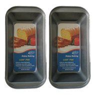 Unico 2 Pack 10" x 5" x 2.3" Premium Non-Stick Loaf Pan Heavy-Gauge Aluminized Steel