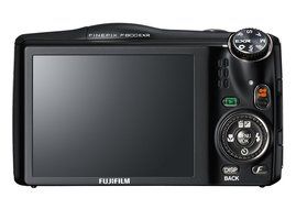 Fujifilm F800EXR 16MP Digital Camera with 20x Optical Image Stabilized Zoom and 3.0-Inch TFT LCD, Black N2