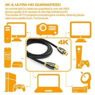 Infinite power the latest version 2.0b High-Speed HDMI Cable - 9.8 Feet (3 Meters) Supports Ethernet, 3D, 4K and... N2