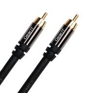 RCA Subwoofer Cable, GearIT Pro Series 3 Feet Gold Plated Dual Shielded RCA to RCA Subwoofer Cable for High Performace... N2