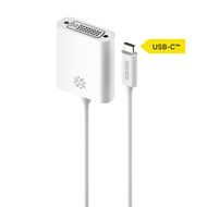 Kanex USB-C to DVI Adapter 8.25 Inches (21 cm)-White N6