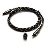 VONOTO 1.5M 3 Feet Digital Fiber Optical Audio Toslink Male to Female Extension Cable with Optical Male to Female... N4