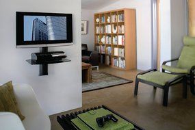 OmniMount Tria 3 Shelf Wall System, Black N14