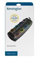 Kensington SmartSockets Premium Surge Protection Power Strip, 8-Outlet, 8' Cord, 3090 Joules (K62691NA) N4