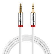 Starise Aux Cable 90 Degree 10 Feet - 3.5mm Male to Male Right Angle Stereo Audio Cable - Black N22