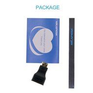 MILAPEAK (2 in 1) Mini-HDMI + Micro-HDMI Male to HDMI Female Adapter with Gold Plated, Black N15