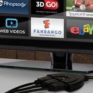 Auskic 3-Port HDMI Switch with Pigtail Cable - 3x1 HDMI Splitter Switcher Support Full HD 3D 1080p - PS3/PS4 Xbox... N3