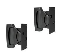 ViiRO Universal Speaker Mounting Brackets Black - Sold in Pairs - Supports up to 22lbs (10kgs) N3