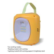 Wosports Solar Emergency Radio MP3 Speaker,LED Rechargeable Lantern Mobile Phone Charger N4