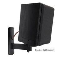 Side Clamping Bookshelf Monitor Speaker Wall Mounts Bracket with Tilt and Swivel N4