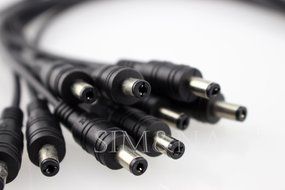 SIM&amp;NAT Male DC 2.1mm x 5.5mm Wire Power Pigtails Adapter Barrel Plug Socket Cables for CCTV Security Camera,... N3