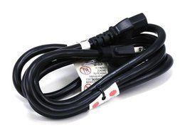 C&amp;E 3 PCS, Power Cord Cable w/ 3 Conductor 14AWG PC Power Connector Socket (C13/5-15P) Black 1 Feet, CNE591452 N3