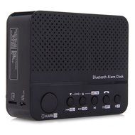YOOYOO Portable Desktop Alarm Clock Bluetooth V2.1 Stereo Speaker Support FM Radio Handsfree AUX In TF Card with... N7
