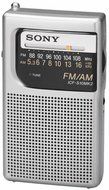 3 X Sony ICF-S10MK2 Pocket AM/FM Radio, Silver