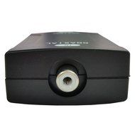 Whizzotech&reg; W3101 Toslink Optical to Coax Coaxial Digital Audio Converter (Black) 24bit/192K sampling rate