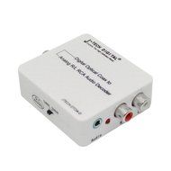 J-Tech Digital &reg; Optical SPDIF Toslink / Coaxial Digital to Analog Audio Decoder Converter with PCM , 5.1 Dolby... N10
