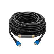 A-tech Series Blue&amp;black - High speed Hdmi Cable 100 Ft with Built-in Signal Booster Metal Black Case,Supports... N51