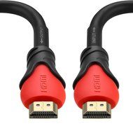 A-tech Series Blue&amp;black - High speed Hdmi Cable 100 Ft with Built-in Signal Booster Metal Black Case,Supports... N53