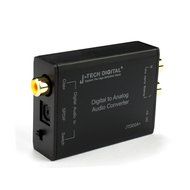 J-Tech Digital &reg; Optical SPDIF Toslink / Coaxial Digital to Analog Audio Decoder Converter with PCM , 5.1 Dolby... N14